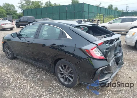 2020 Honda Civic Ex из США, поврежденный, VIN SHHFK7H64LU407555